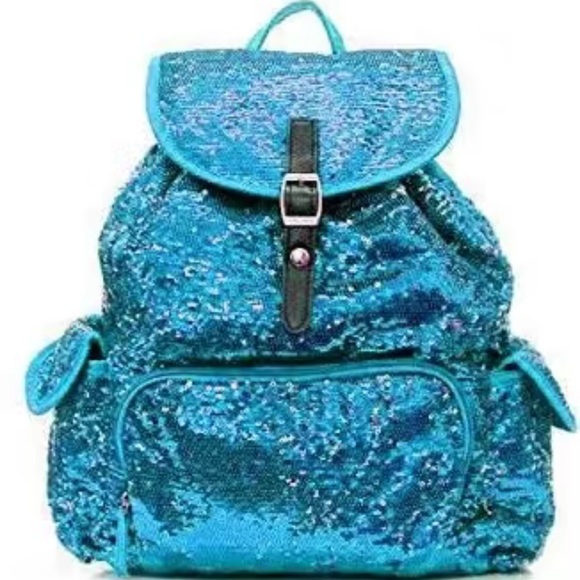 Back to School Bling Sequin Backpack - Picture 2 of 2